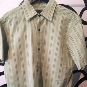 Green banana republic button up